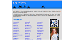 Desktop Screenshot of bikeacentury.com